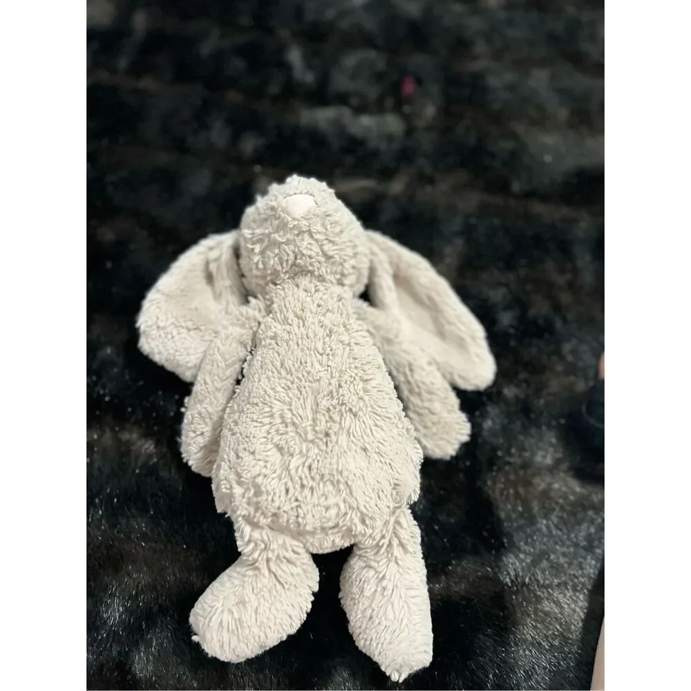 Jellycat London Bashful Bunny Rabbit 12" Plush Stuffed Animal Taupe / Tan - Picture 2 of 4